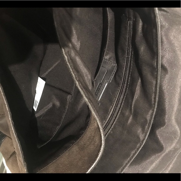 Coach suede leather messenger bag - Picture 7 of 11